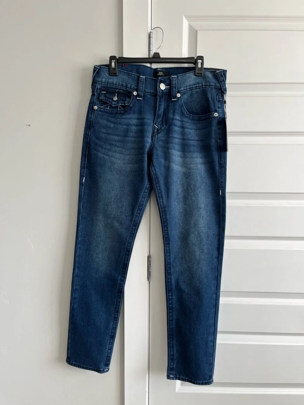 True Religion GENO Relaxed Slim Jeans 30 Medium Wash NWT